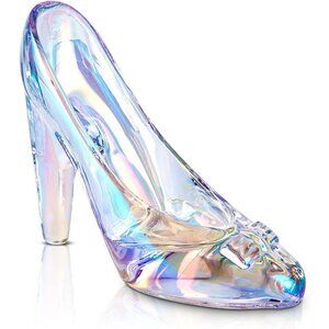 SHOWLOUE Glass Ornament Cinderella Glass Slipper Table Decor for Wedding Party